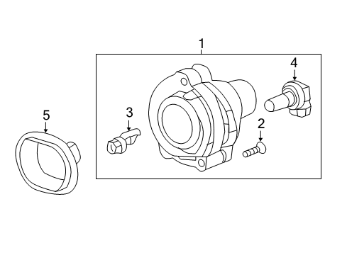 2016 GMC Acadia Bulbs Diagram