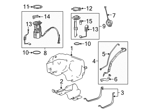 2008 Pontiac Torrent Fuel Supply Diagram