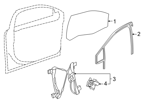 2019 Chevy Cruze Front Door Diagram 1 - Thumbnail