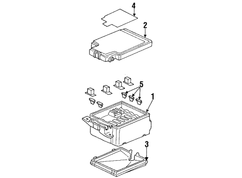 1998 Oldsmobile Aurora Trunk, Electrical Diagram 2 - Thumbnail