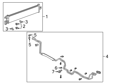 2020 Cadillac CT6 Oil Cooler Diagram 2 - Thumbnail