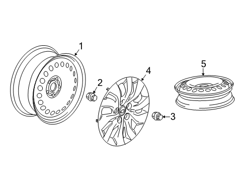 2016 Chevy Malibu Wheels Diagram 2 - Thumbnail