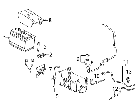 2015 Cadillac XTS Battery Diagram