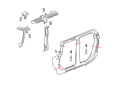 2005 Hummer H2 Uniside Diagram 2 - Thumbnail