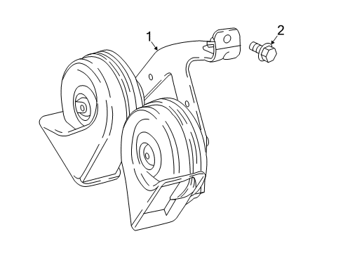 2017 Cadillac CT6 Horn Diagram