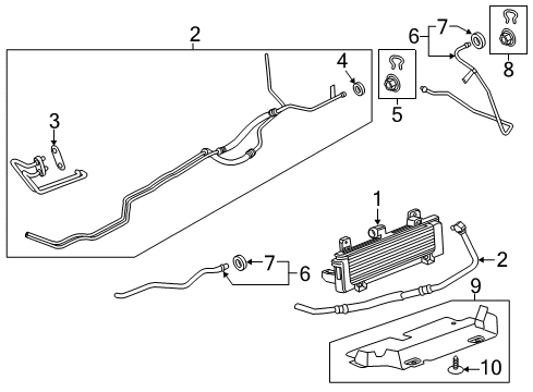 2015 Chevy Silverado 2500 HD Trans Oil Cooler Diagram 1 - Thumbnail