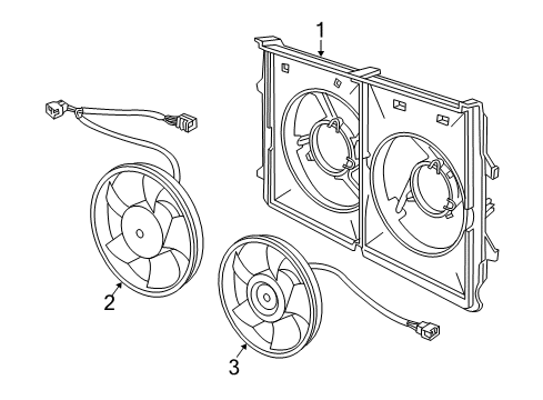 2004 Pontiac GTO Cooling System, Radiator, Water Pump, Cooling Fan Diagram 2 - Thumbnail