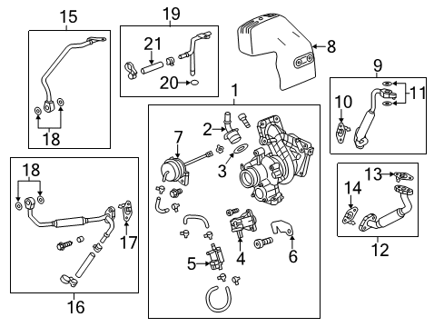 2014 Chevy Malibu Turbocharger, Engine Diagram