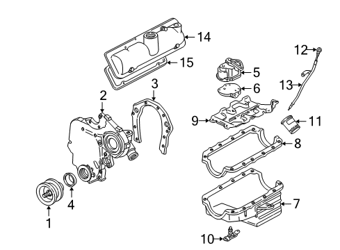 2003 Chevy Malibu Filters Diagram 1 - Thumbnail