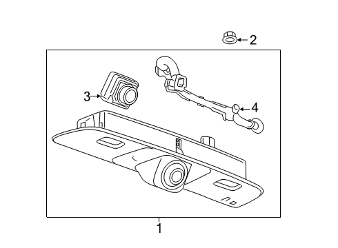 2023 Chevy Blazer License Lamps Diagram