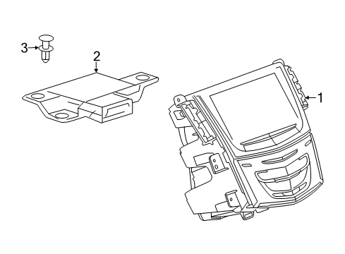 2017 Cadillac XTS Navigation System Diagram