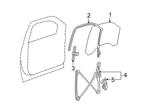 2013 Chevy Suburban 1500 Front Door, Electrical Diagram 1 - Thumbnail