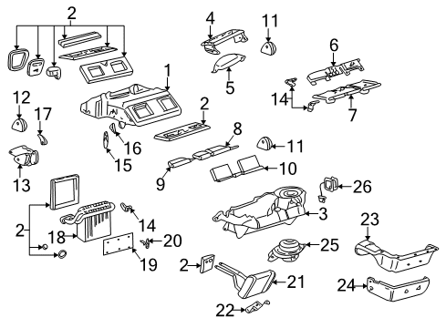 2000 Pontiac Bonneville Air Conditioner Diagram 2 - Thumbnail