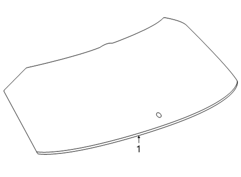 2023 Chevy Bolt EUV Glass - Lift Gate Diagram