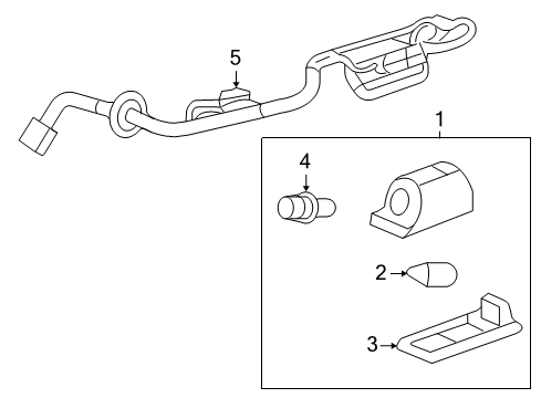 2013 Cadillac CTS Bulbs Diagram 11 - Thumbnail