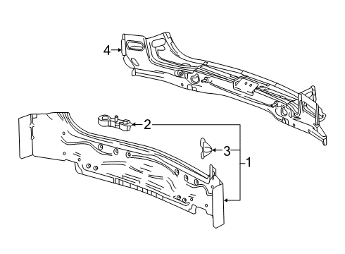 2021 Chevy Blazer Rear Body Diagram