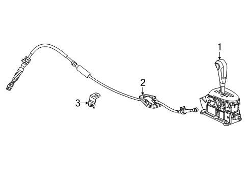 2013 Chevy Spark Gear Shift Control - AT Diagram