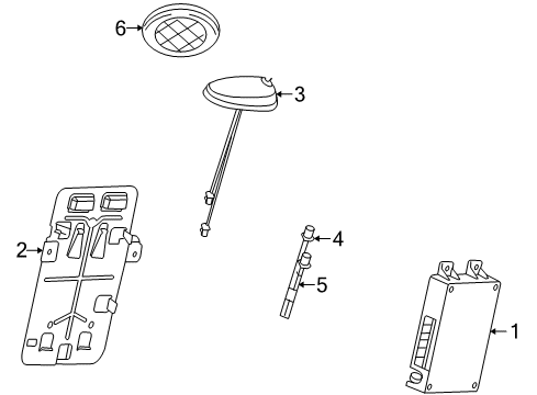 2007 Saturn Vue Navigation System Diagram 1 - Thumbnail