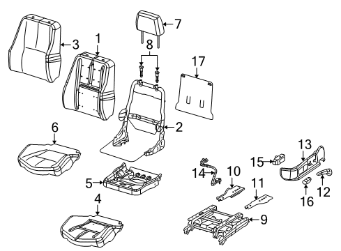 2006 Pontiac Grand Prix Power Seats Diagram 2 - Thumbnail