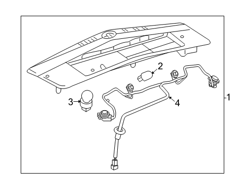 2007 Cadillac CTS Combination Lamps Diagram