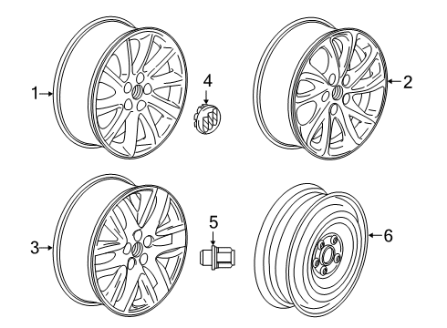 2019 Buick Envision Wheels Diagram