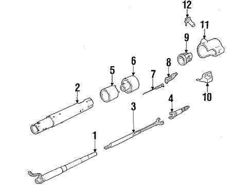 1988 GMC R2500 Suburban Ignition Lock, Electrical Diagram 2 - Thumbnail