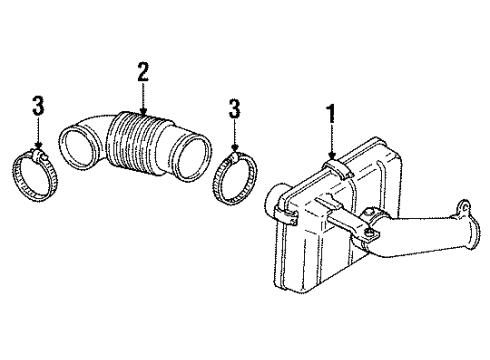 1994 Oldsmobile 88 Air Intake Diagram