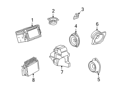 2010 Saturn Outlook Sound System Diagram