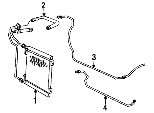 1994 Pontiac Bonneville Trans Oil Cooler Diagram