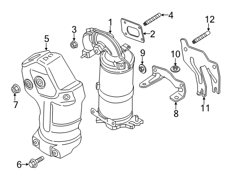 2016 Chevy Malibu Exhaust Components Diagram 3 - Thumbnail