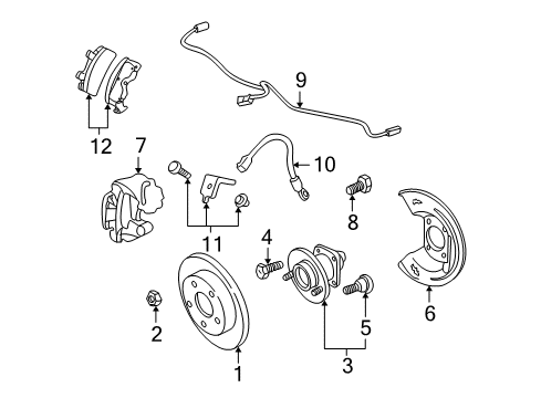 2002 Pontiac Bonneville Rear Brakes Diagram