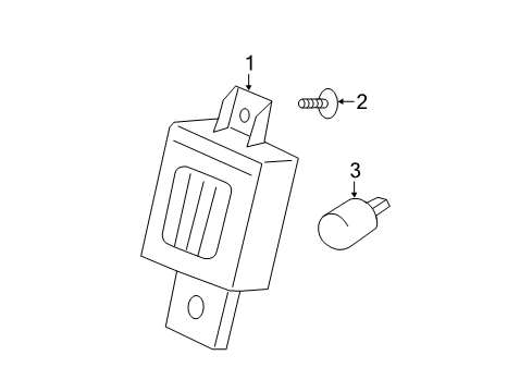 2019 GMC Sierra 2500 HD Bulbs Diagram 3 - Thumbnail