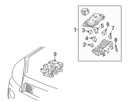 2006 Pontiac Montana Air Conditioner Diagram 5 - Thumbnail