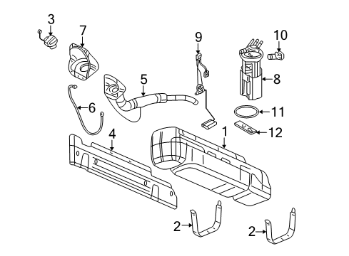 2007 GMC Sierra 1500 Classic Fuel Supply Diagram 5 - Thumbnail