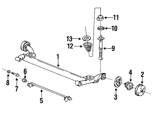 1992 Buick Skylark Rear Brakes Diagram