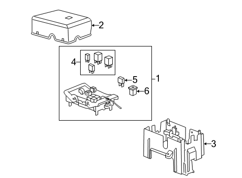 2013 GMC Sierra 3500 HD Daytime Running Lamps Diagram 1 - Thumbnail