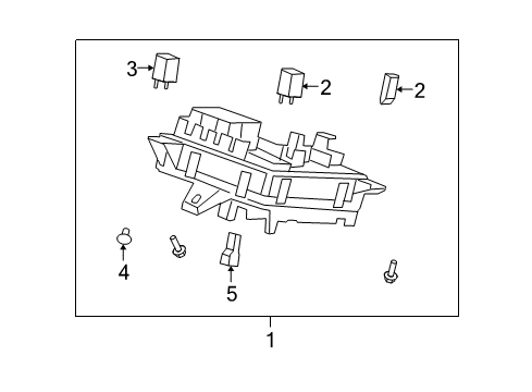 2008 Saturn Outlook Fuse & Relay Diagram 2 - Thumbnail