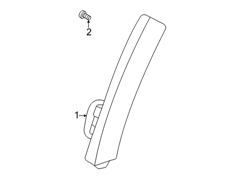 2024 Cadillac CT4 Side Marker Lamps Diagram