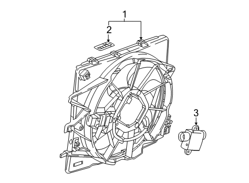 2020 Chevy Camaro Cooling System, Radiator, Water Pump, Cooling Fan Diagram 2 - Thumbnail