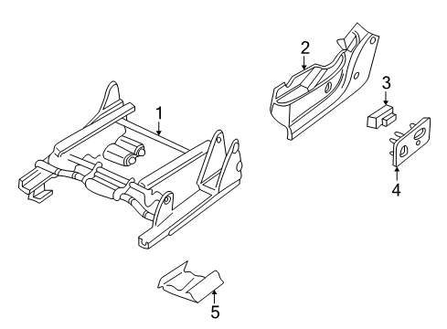 2001 Chevy Suburban 1500 Tracks & Components Diagram 6 - Thumbnail