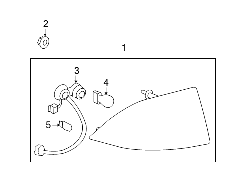 2009 Buick Lucerne Bulbs Diagram 4 - Thumbnail