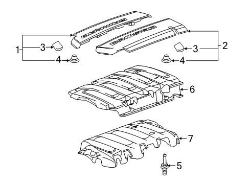 2016 Chevy Camaro Engine Appearance Cover Diagram 3 - Thumbnail