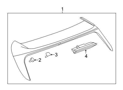 2018 Buick Envision Rear Spoiler Diagram