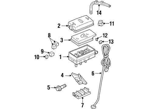 2002 Oldsmobile Aurora Chassis Electrical - Fog Lamps Diagram 1 - Thumbnail