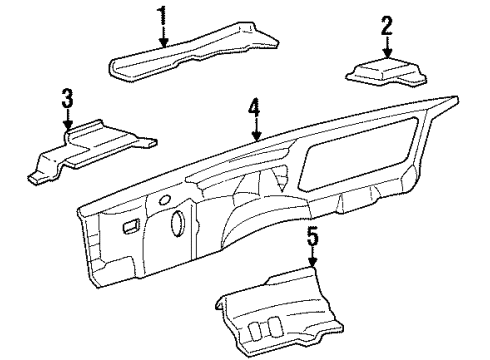 1990 Buick LeSabre Cowl Diagram 2 - Thumbnail