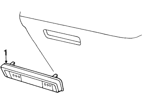 1992 Buick Regal Rear Lamps - Side Marker Lamps Diagram 2 - Thumbnail