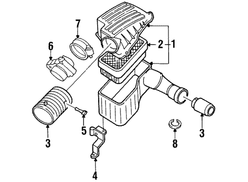 1994 Pontiac Grand Am Air Intake Diagram 2 - Thumbnail