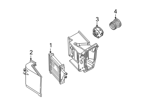 2001 GMC Safari Auxiliary Heater & A/C Diagram 2 - Thumbnail