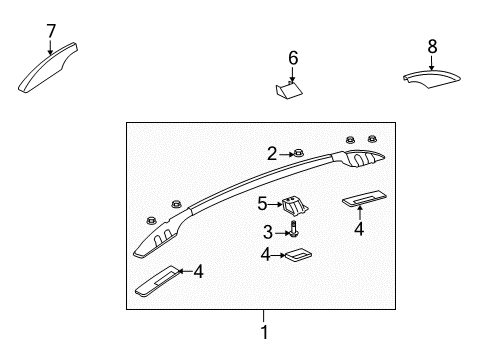 2010 Saturn Vue Luggage Carrier Diagram