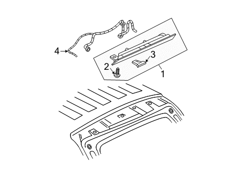 2009 Chevy Equinox High Mount Lamps Diagram